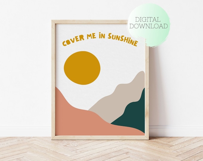 Cover Me In Sunshine Graphic Tee main image 1