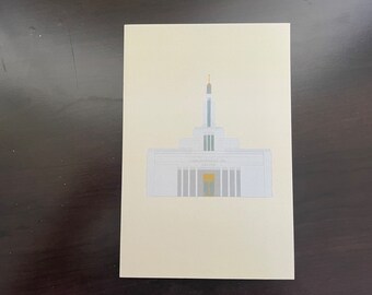 Diario Draper Temple Tan • Regalo per missionari, battesimo, giovani, ministero • Quaderno per conferenza generale, studio delle Scritture, chiesa