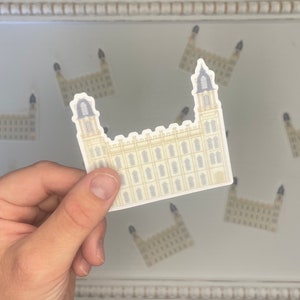 Adhesivo del templo de Manti • Adhesivo resistente al agua y a los rayos UV para ordenador portátil, botella de agua, teléfono y Escrituras • Regalo para jóvenes, primaria y misioneros