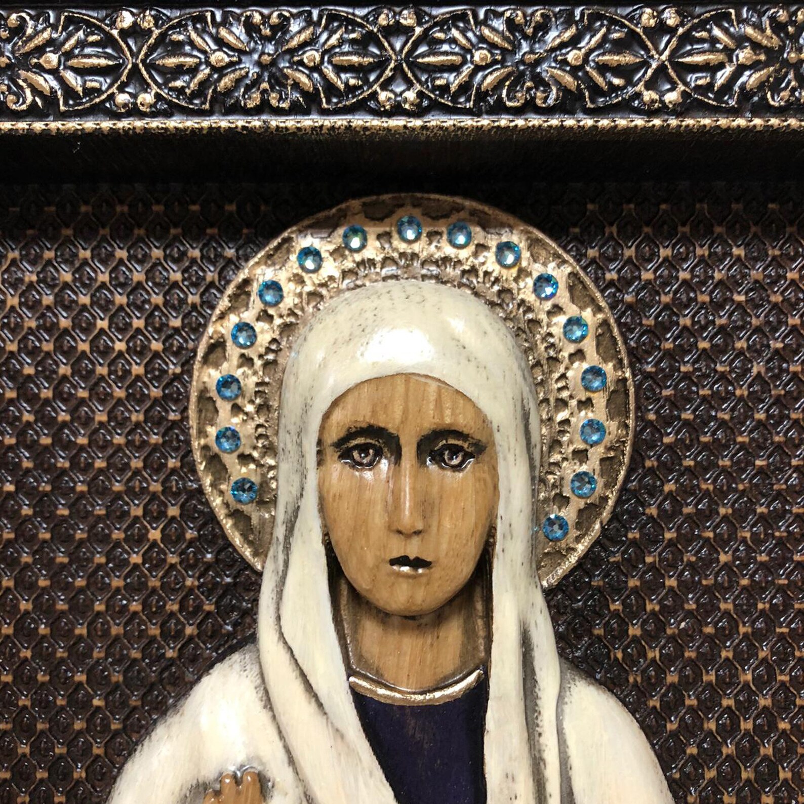 Saint Eugenia the Martyr Eugenia of Rome Carved Icon made of Etsy