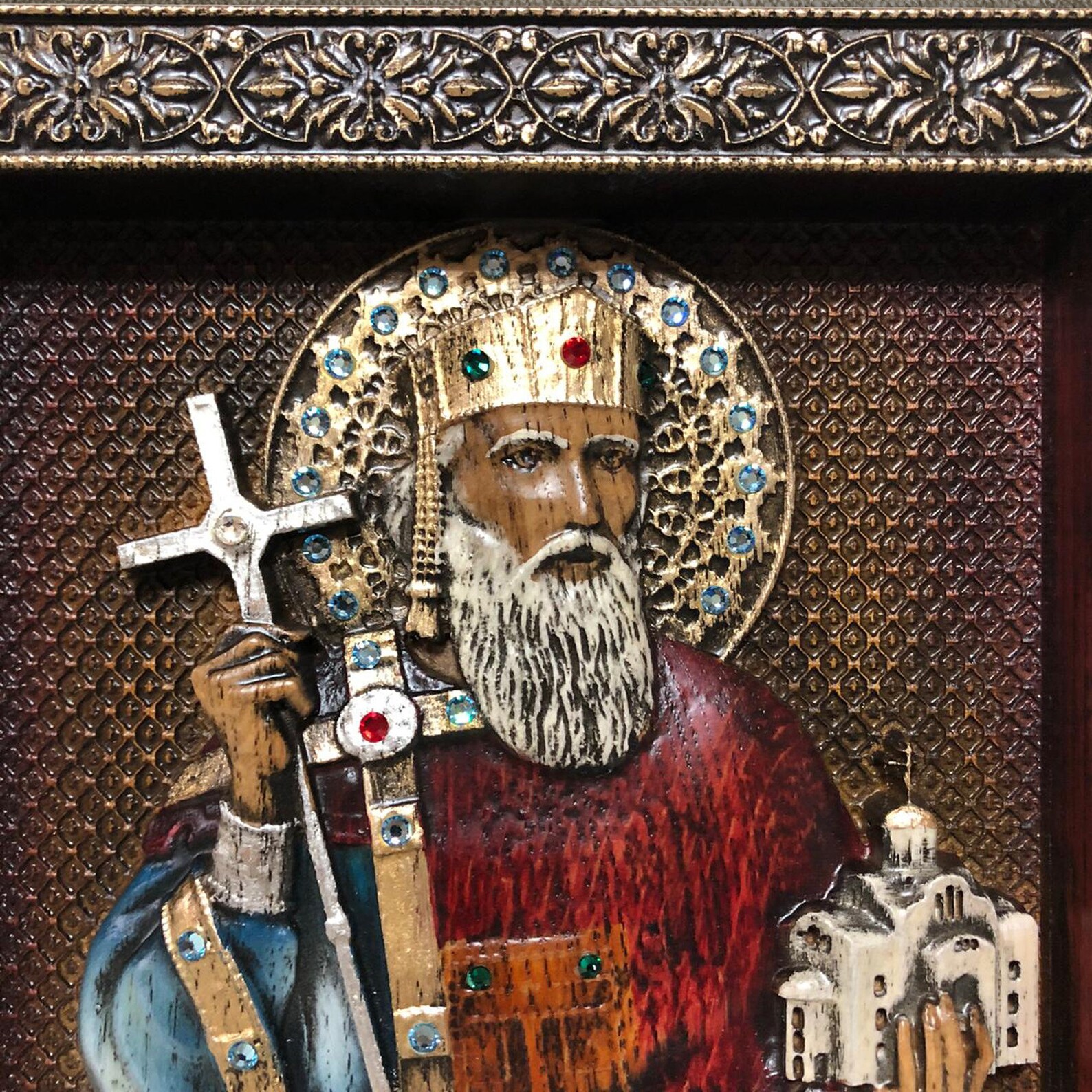 Vladimir the Great icon Saint Vladimir Sviatoslavich Etsy
