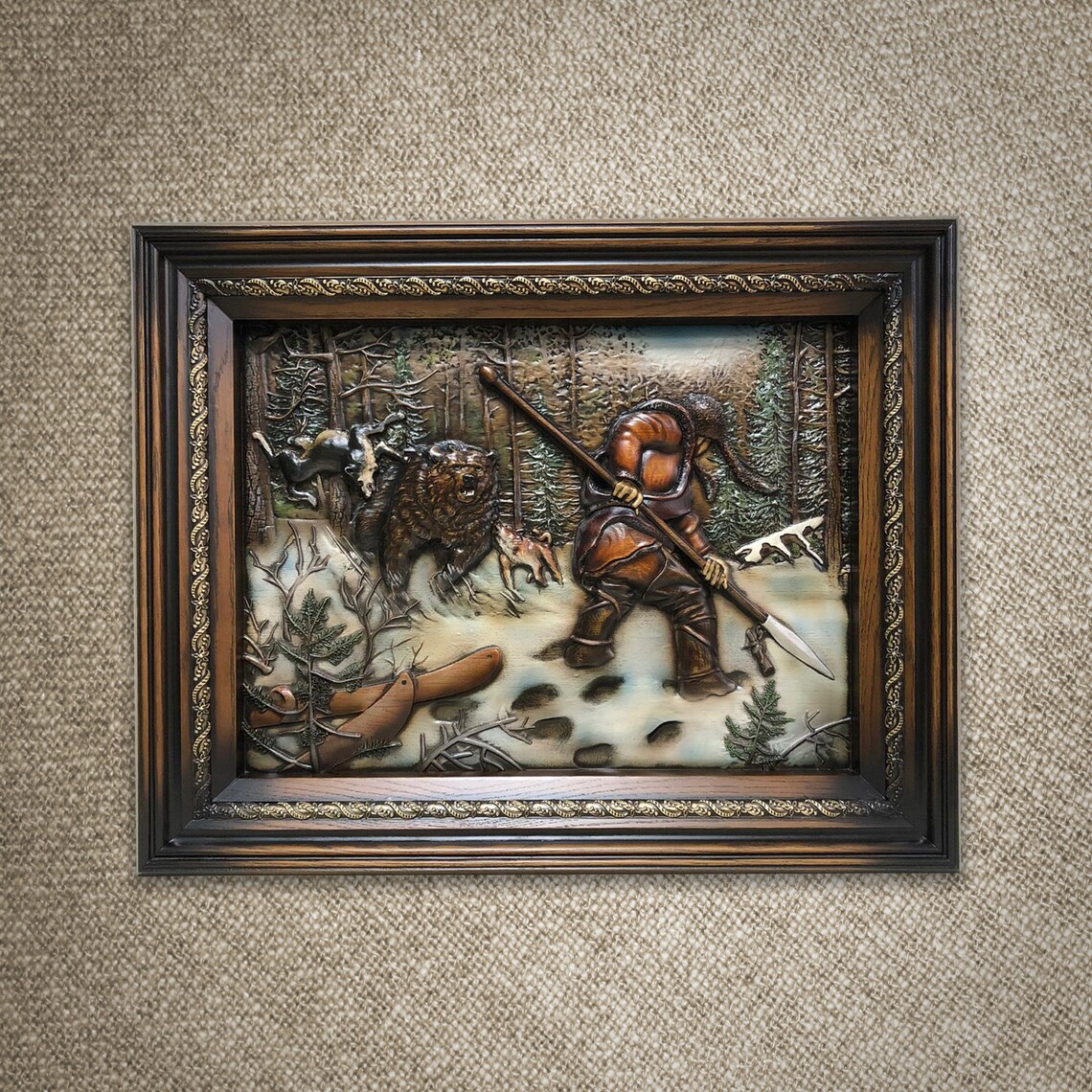 Artist wall wood Hunter Etsy