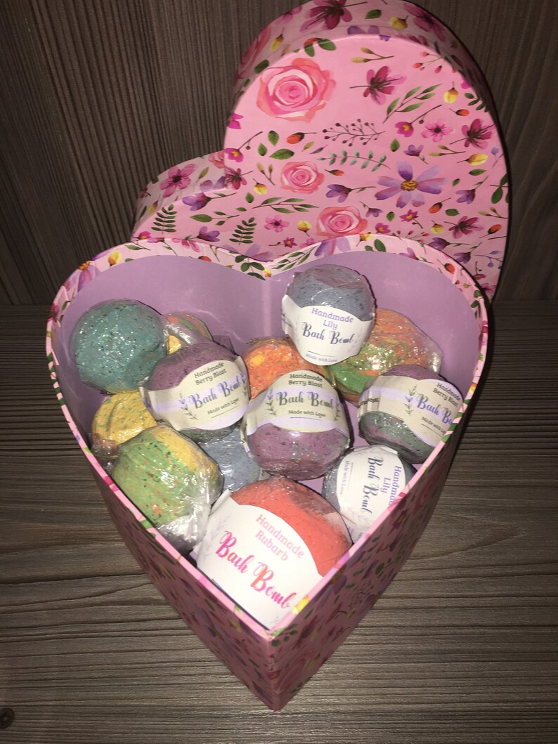 Bath Bomb Gift Box Etsy