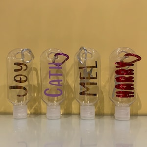 Personalised Hand Gel Bottle 50ml - Single or Double Sided - Empty