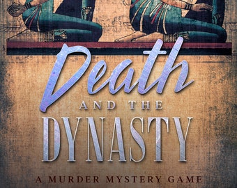 Ancient Egypt Murder Mystery Game for 8 people, Download, For Family Games Night, Zoom Party, Team Building Event, Bachelorette Party etc.