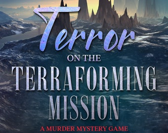 Science Fiction Murder Mystery Game for 7 players (Download), For Family Games Night, Zoom Party, Team Building Event, Bachelorette Party