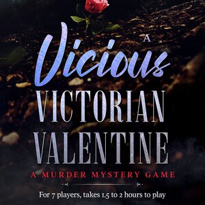 Victorian Murder Mystery Game for 7 players, Download, For Family Games Night, Zoom Party, Team Building Event, Bachelorette Party