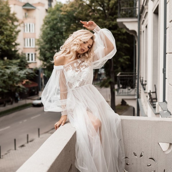 Robe de maternité. Séance photo grossesse, tulle boudoir maternité, robe de maternité transparente Eshirol