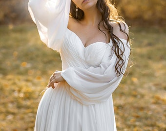 Luxuar Synthetisch Bruidsjurk Van Kant in het Wit Dames Kleding voor voor Jurken voor Casual jurken 