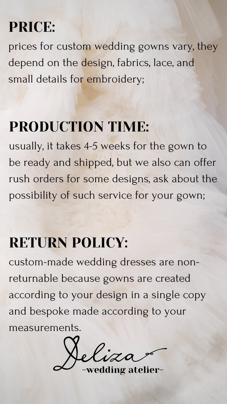 Custom-made wedding dresses: Courthouse dress, Crepe long sleeve wedding gown, Floral boho wedding dress, Corset bridal mermaid gown image 3