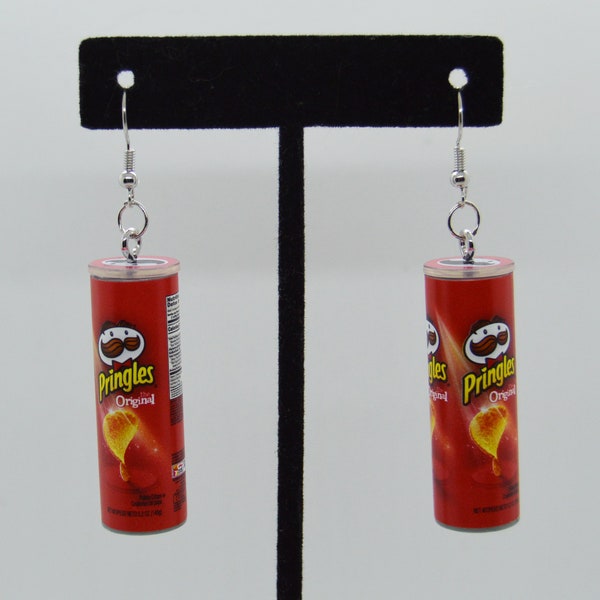 Pringles Earrings | Original, Sour Cream & Onion | Mini Brand Earrings | Food Earrings | Fun Earrings | Mini food | Mini items | Miniature