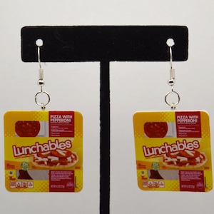 Lunchable Earrings | Mini Brand Earrings | Food Earrings | Fun Earrings | Mini food | Mini items | Miniature