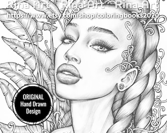 queen coloring page etsy