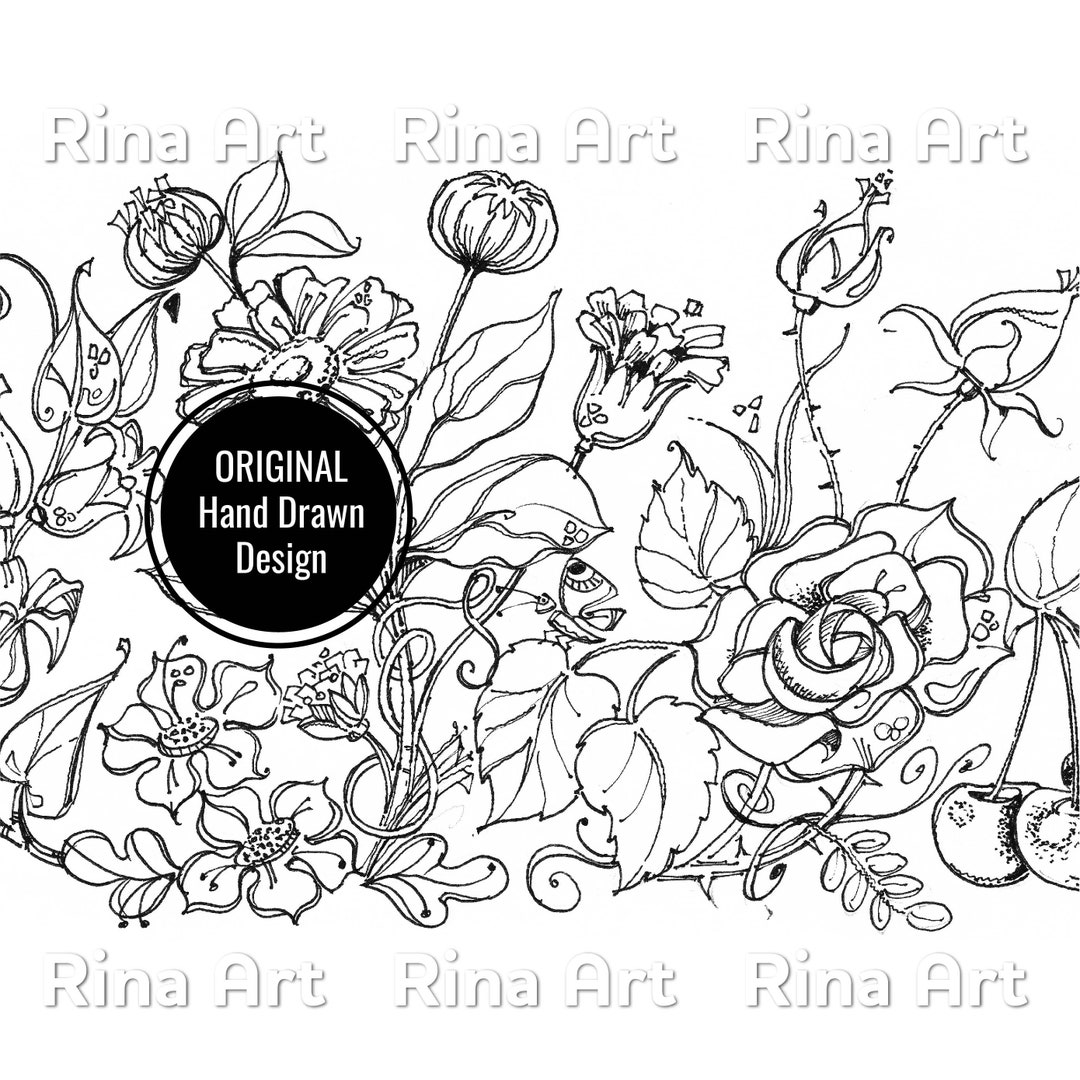 Summer | Coloring Page | Printable Adult Colouring Pages Book ...