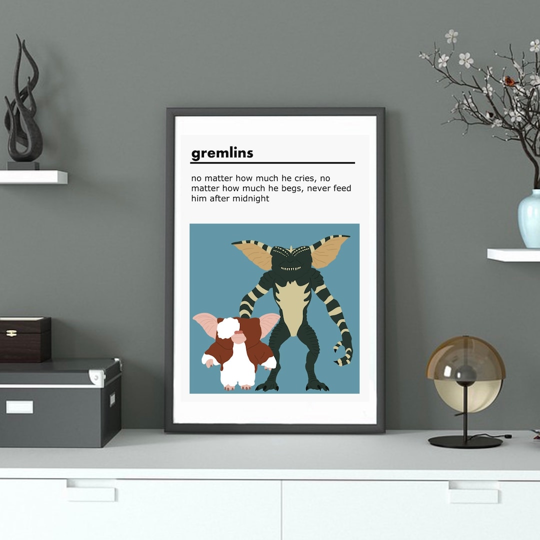 Gremlins Quote Movie Poster / Print Etsy