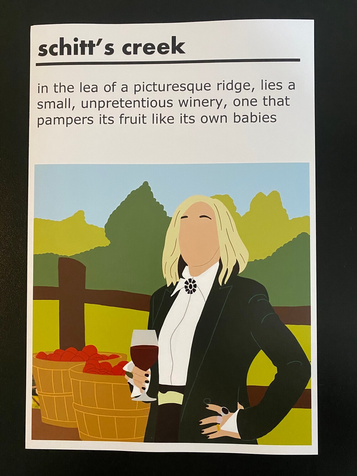 Moira Rose Wine Quote Print / Poster Etsy