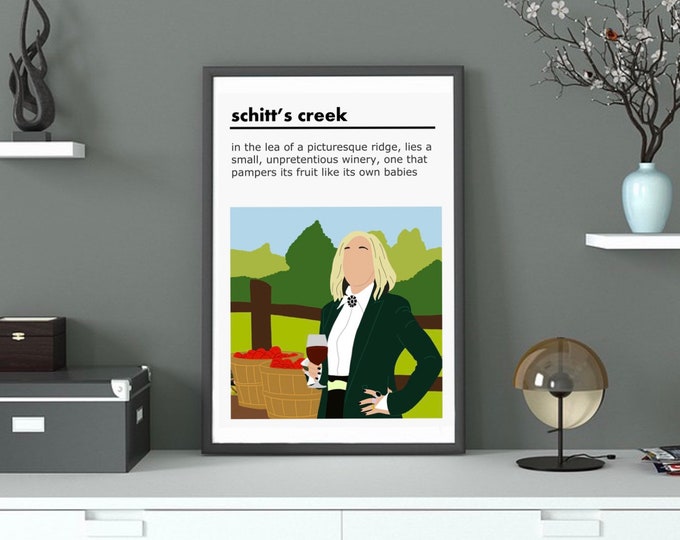 Moira Rose Wine Quote Print / Poster Etsy