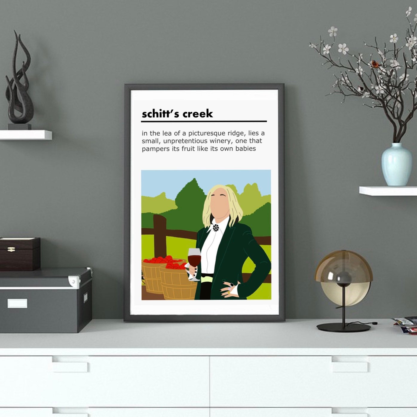 Moira Rose Wine Quote Print / Poster Etsy