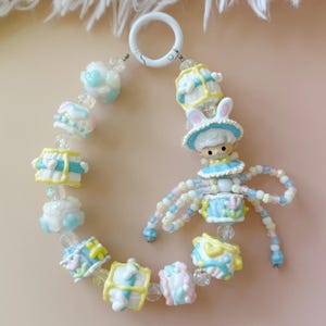 Cute Handcrafted Beaded Bag & Phone Charms | Strap | Pop Beans | Popmart | Figurines | Pucky | Hacipupu | Skullpanda | SweetBean