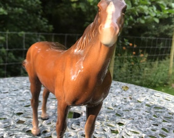 Beswick Swish Tail Horse( Two Holes )early 1st Version Model