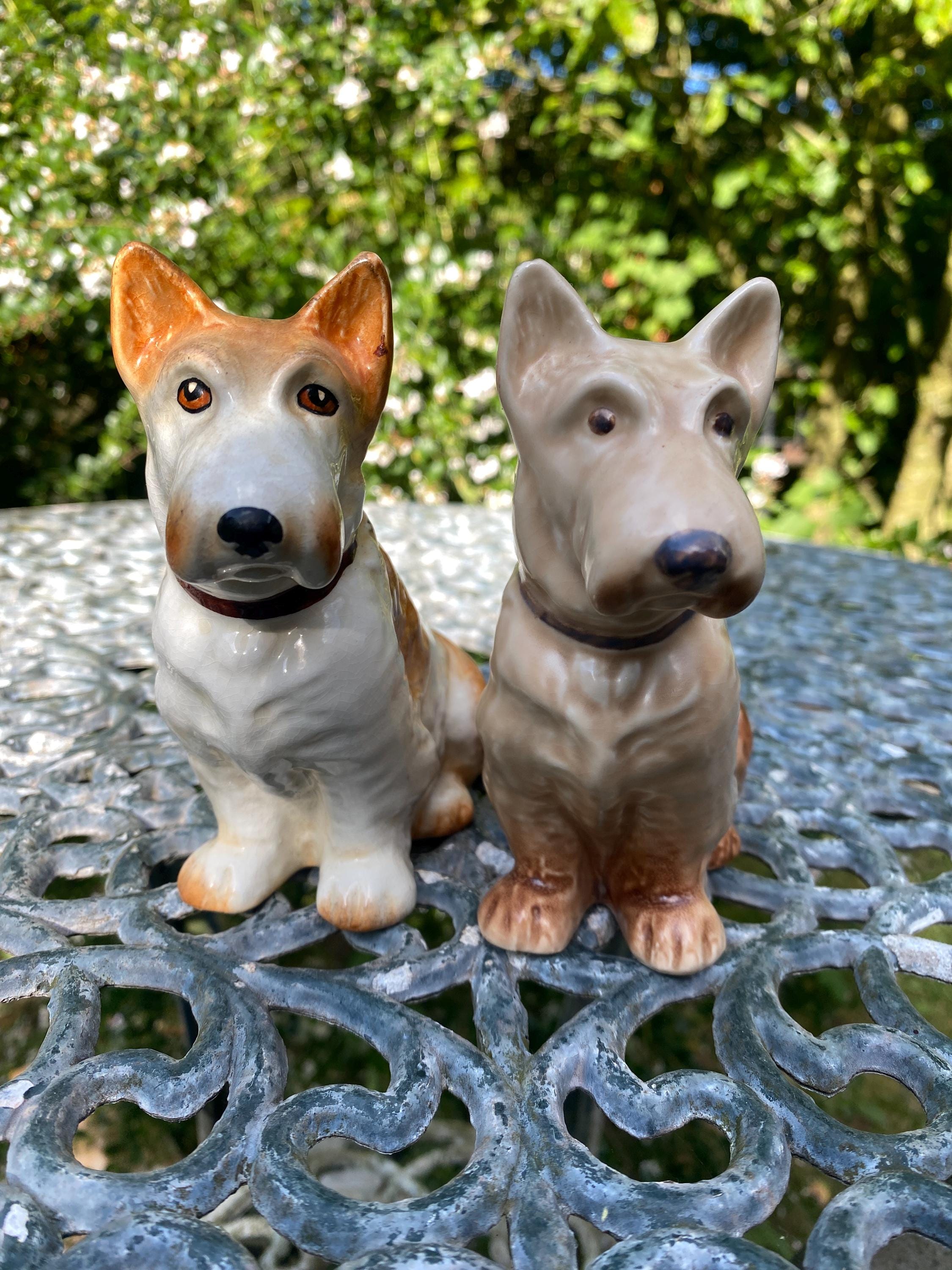 イギリス アンティーク シルバックSYLVAC No.2024 犬の花器 イギリス アンティーク シルバックSYLVAC No.2024 犬の花器