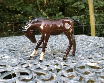 Royal Doulton Horse - Vintage Black Beauty Mare and Foal. - Etsy UK