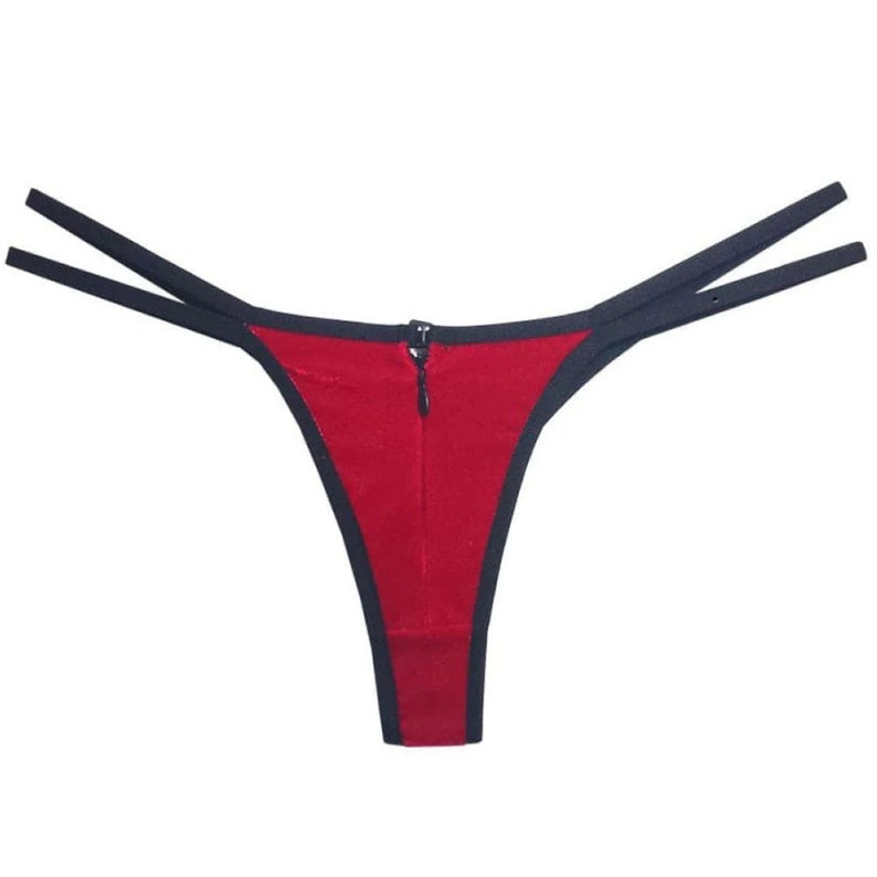 Zipper Crotch Panties Sexy Open Panties Open Lingerie - Etsy Canada