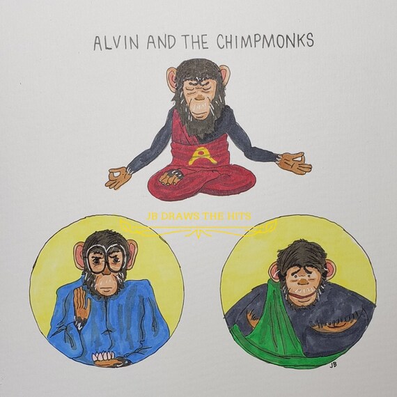 Alvin Und Die Schimpansen Etsy