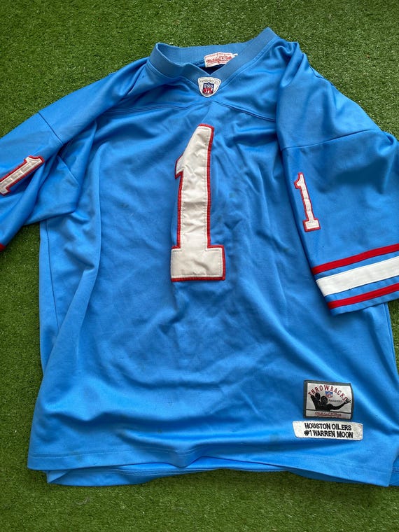 Mitchell Ness 93 Houston Oilers Warren Moon Legacy Throwback