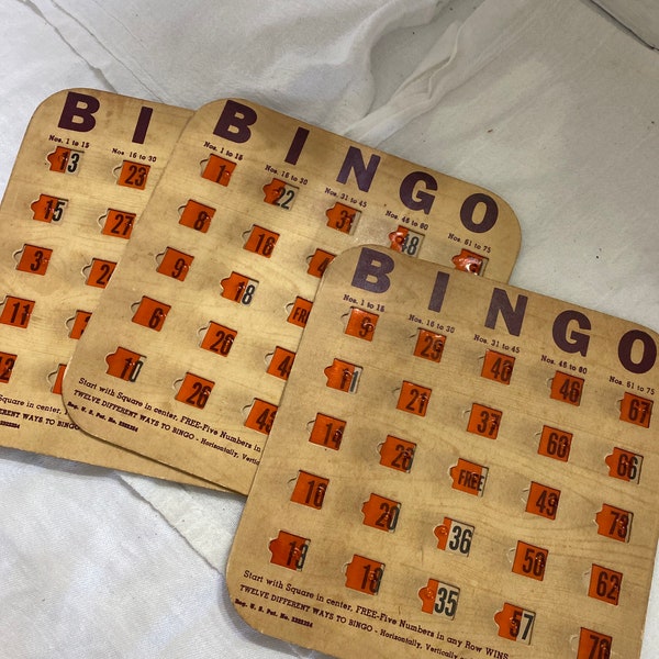 Reusable Bingo Cards Etsy