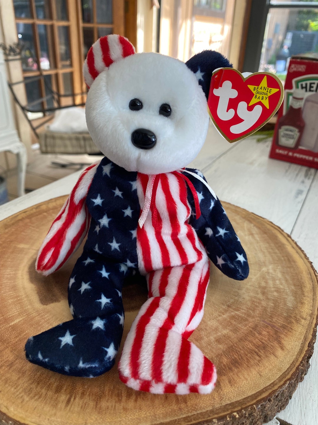 1999 Spangle White Face TY Beanie Baby Original New Mint Condition - Etsy