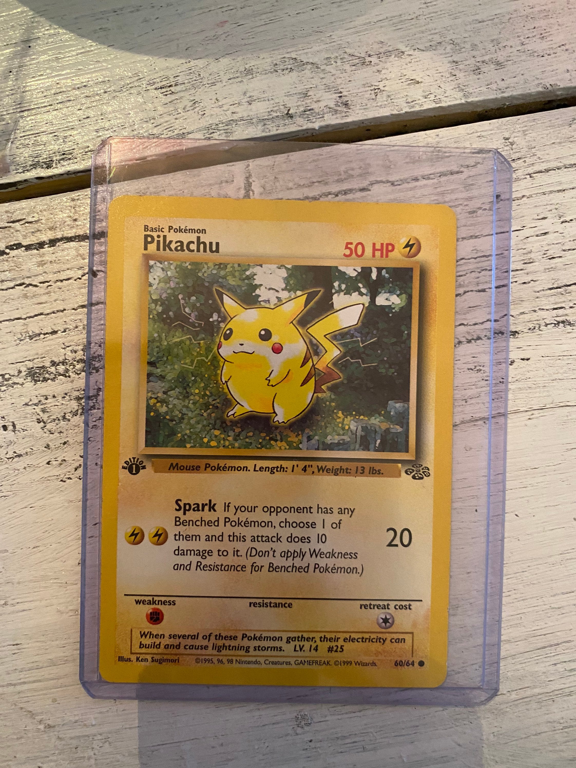 【海外版】Pikachu Jungle First Edition Pikachu 60/64 First Edition Jungle Pokemon Card Mint Possible PSA