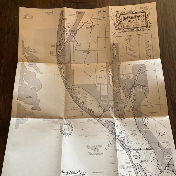 Boca Ciega Bay Map - Etsy