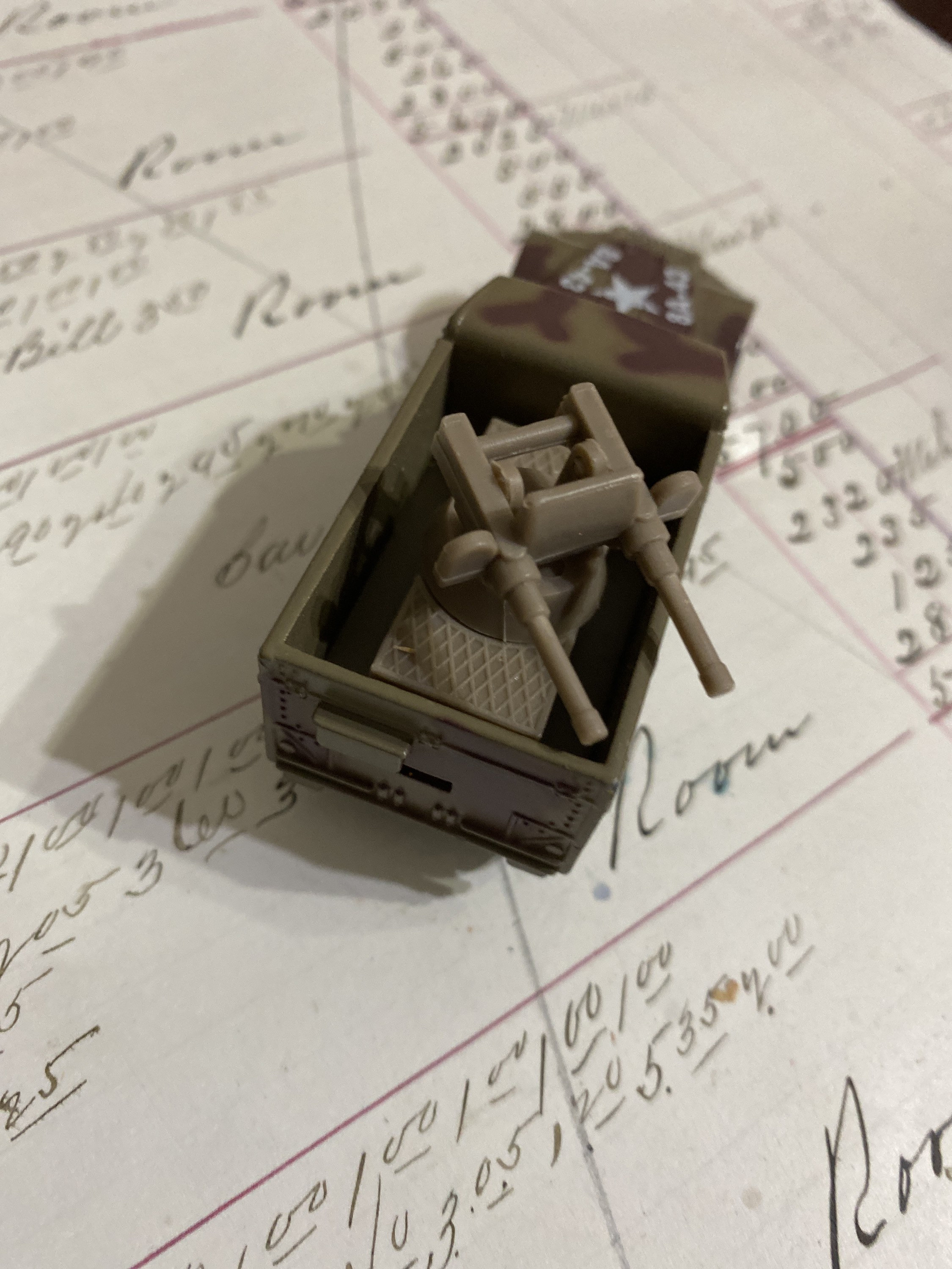 Vintage Zee Toys Zylmex 1/64 T431 Armored Half Track