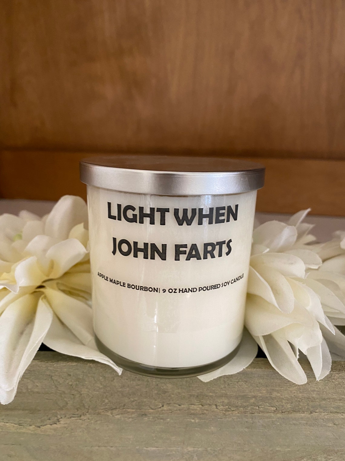 Personalized Fart Candle Light When Name Farts Etsy