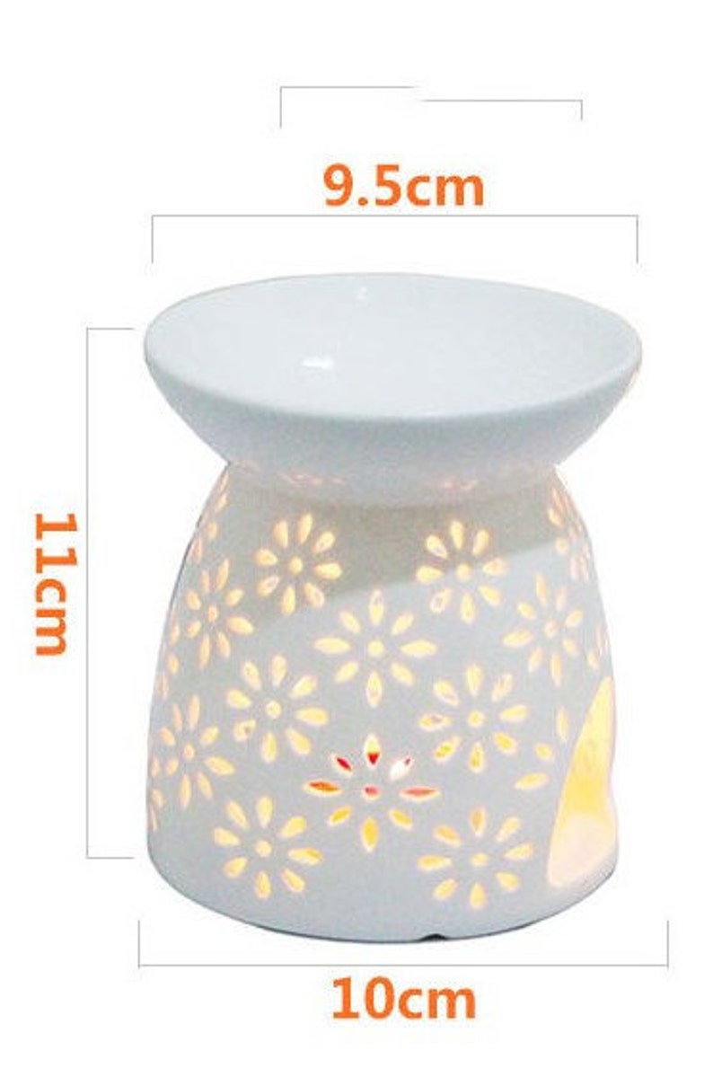 Tea Light Wax Warmer Ceramic Candle Wax Melt NonElectric Etsy