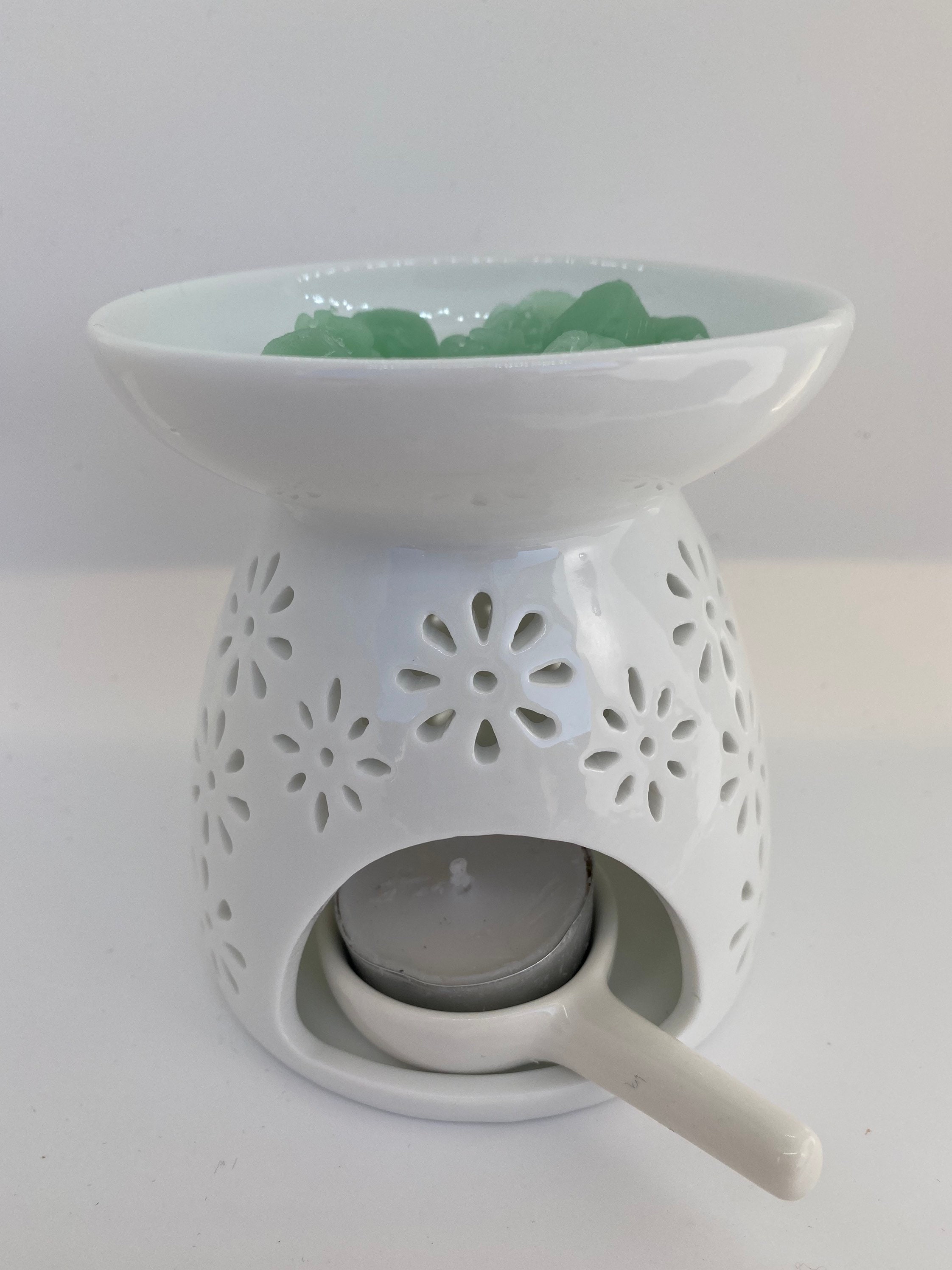 Tea Light Wax Warmer Ceramic Candle Wax Melt NonElectric Etsy