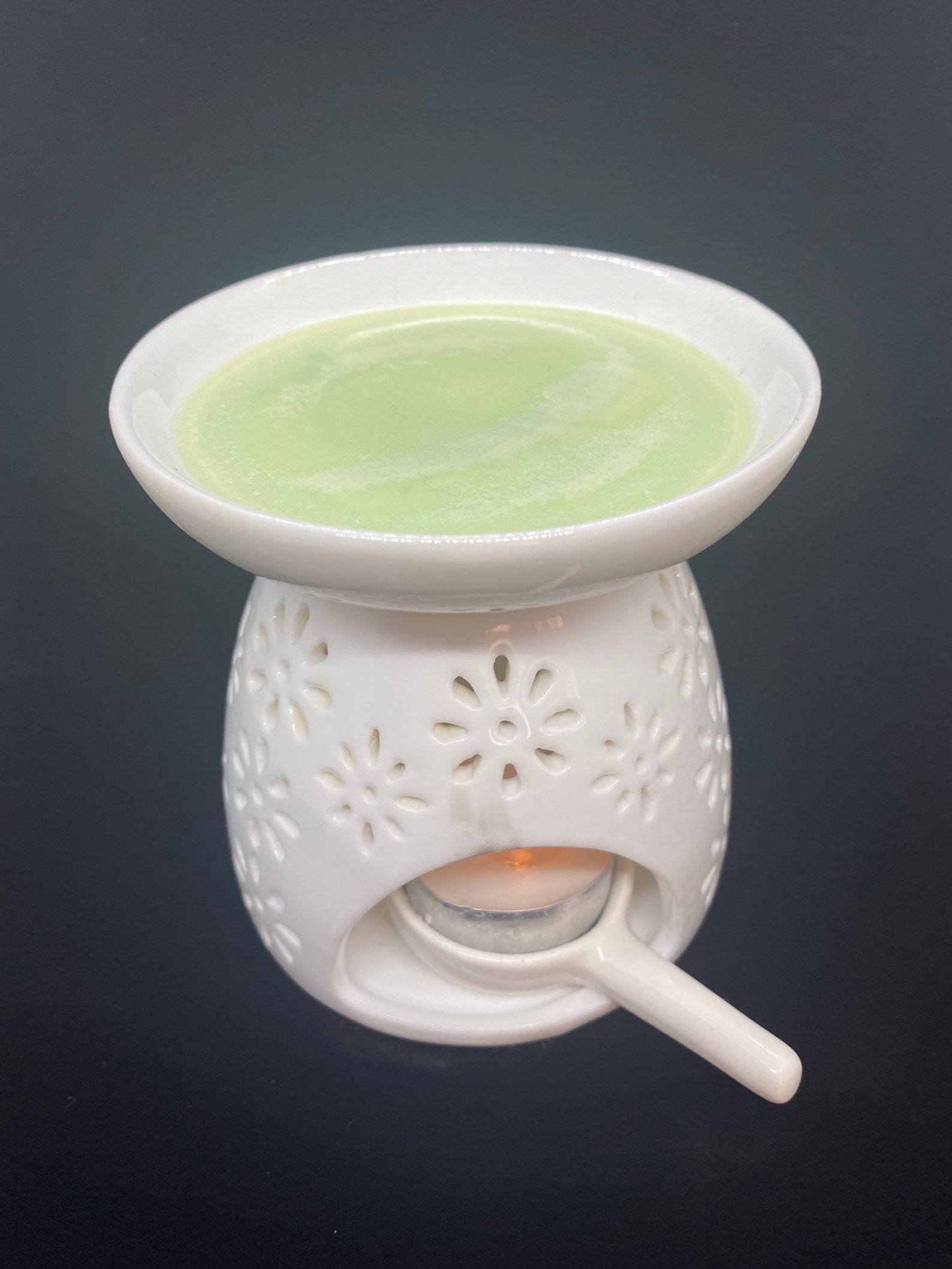 Tea Light Wax Warmer Ceramic Candle Wax Melt NonElectric Etsy