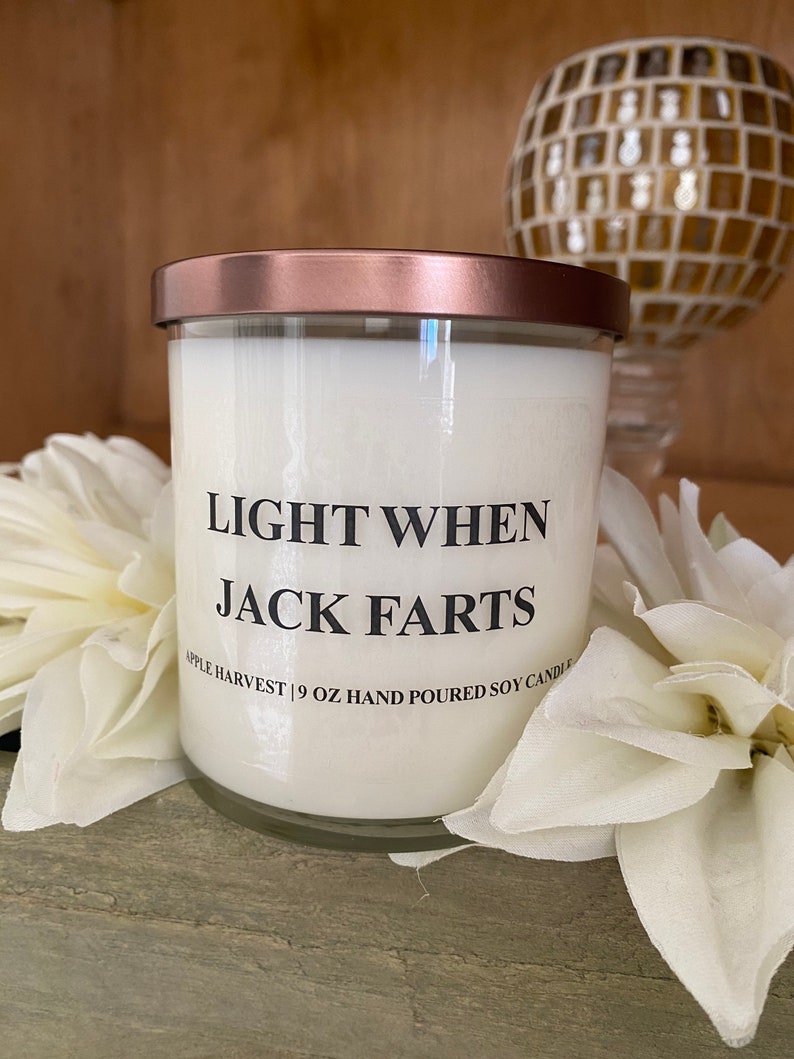 Personalized Fart Candle Light When Name Farts Etsy