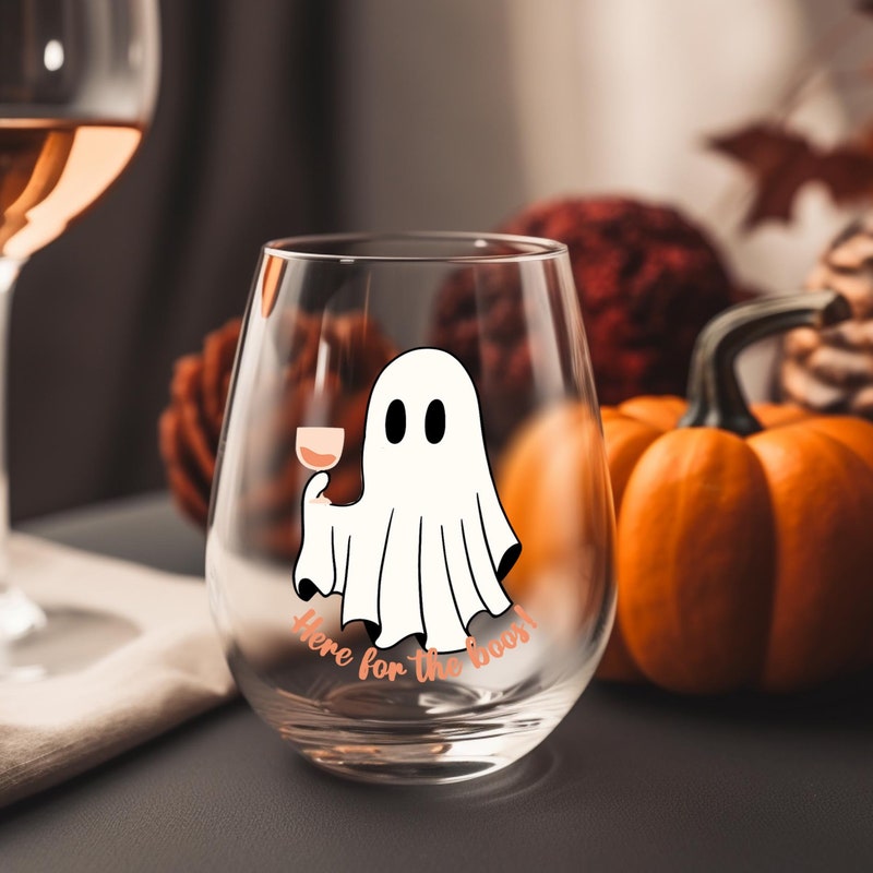 Detailed Acrylic Halloween Wine Glasses Background Digital Art
