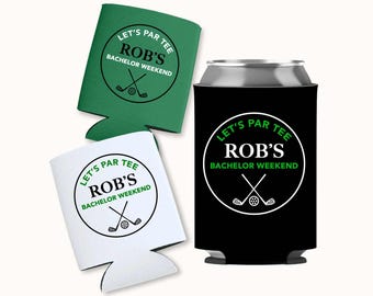 Golf Bachelor Party Can Cooler: Personalized Groomsmen Gift