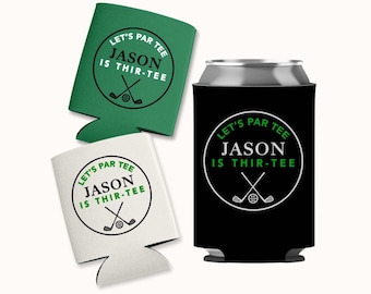 Golf Birthday Can Cooler: Par-Tee Party Favors