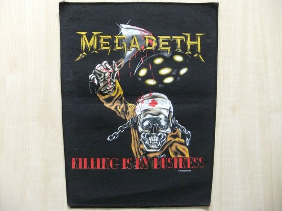 Megadeth Killing Is My Business Rückenaufnäher Bac