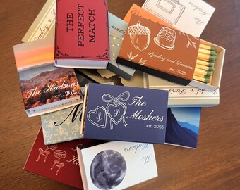 Penny Matchbox Template Customizable
