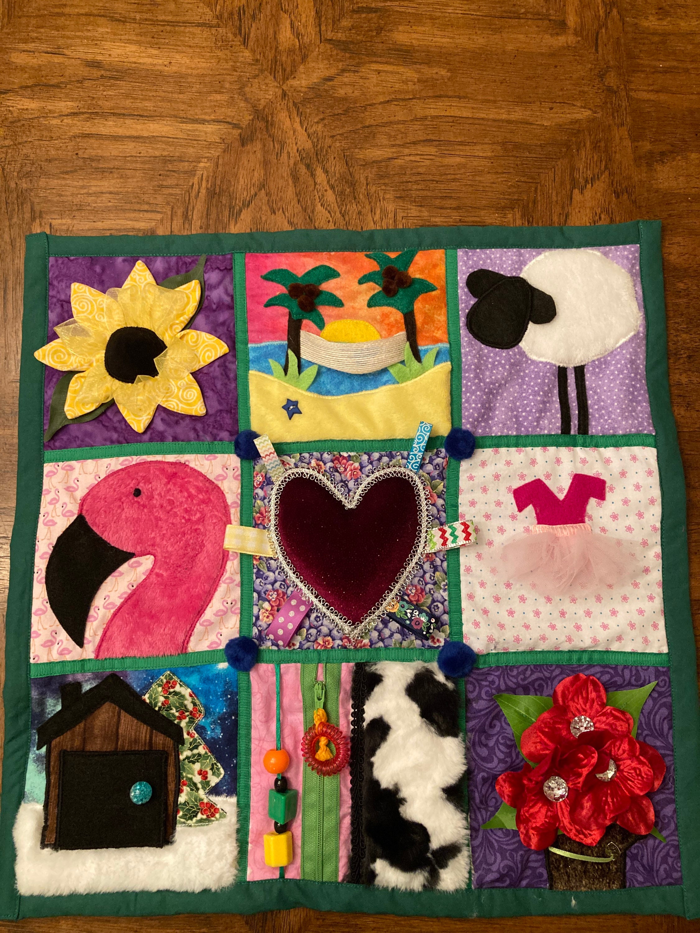 20 Fidget Blankets for Autism, ADHD, Alzheimer's, and Sensory Needs