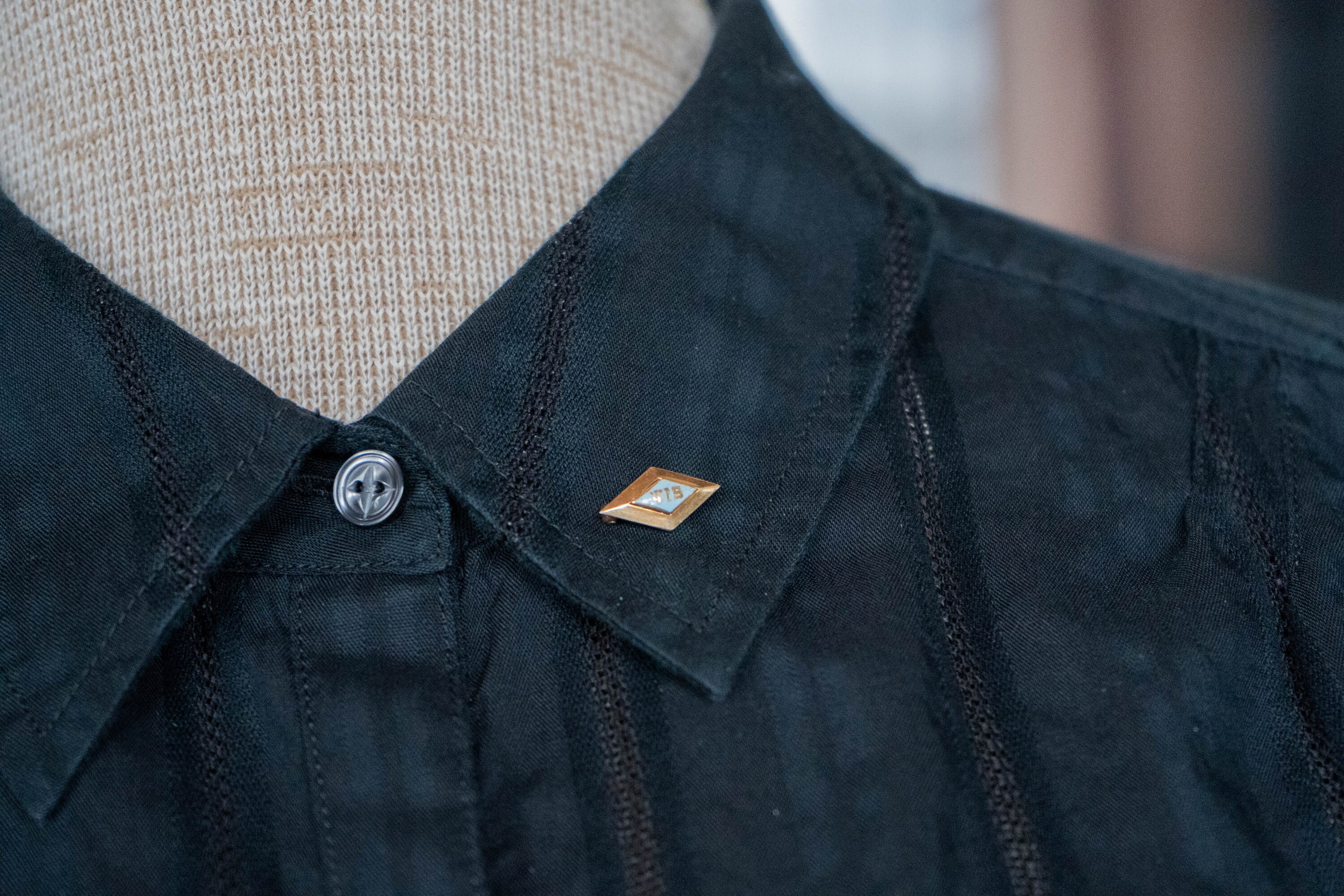 Vintage Psi Iota Xi Sorority Pin 14k Yellow Gold/blue Enamel Sorority 