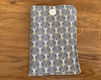 Étui pour portable en tissu art déco : coque rembourrée pour portable, étui à lunettes