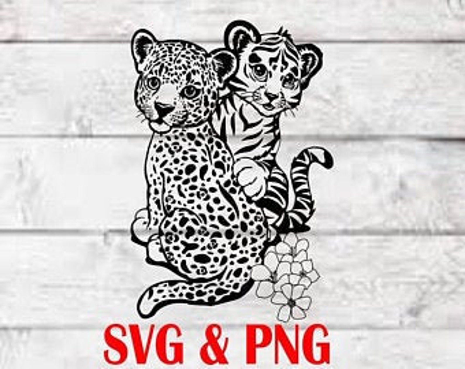 Lisa Frank Tiger Svg Png Cute Tiger Svg Cute Jaguar Png - Etsy