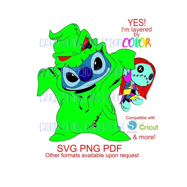 Oogie Boogie Stitch Svg Stitch Dressed as Oogie Boogie Svg - Etsy