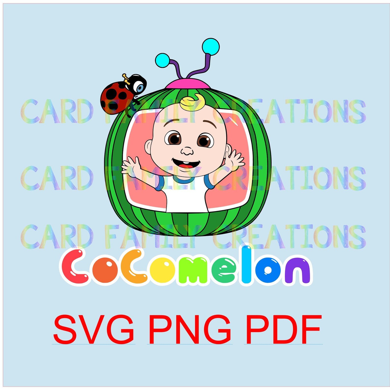 Cocomelon SVGjj svg jj png cocomelon PNG cocomelon | Etsy